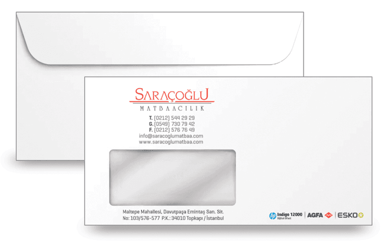 Pencereli Zarf - Resim 1