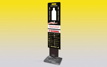 Ayak Basmalı Dezenfektan Standı - Thumbnail 2