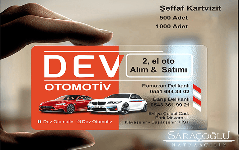 Şeffaf Kartvizit - Thumbnail 1